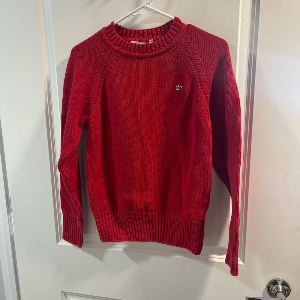 Lacoste Vibrant Red Sweater Kids 12